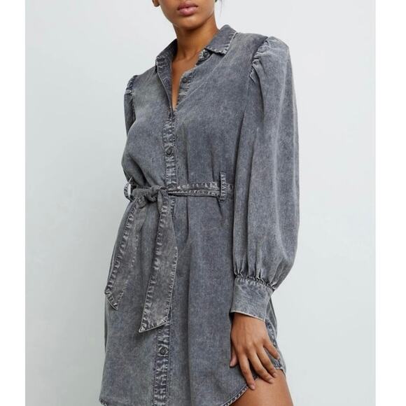 Rails Dresses & Skirts - Rails Black Acid Wash Adele Dress Size XS